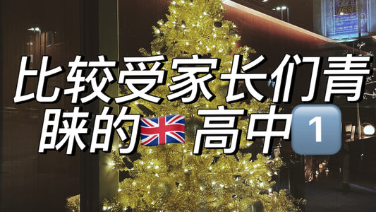 比较受家长们青睐的🇬🇧高中1