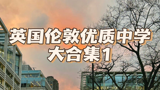 🇬🇧英国伦敦优质中学大合集1
